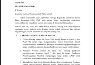 DORONG KEJELASAN REGULASI KEBERLANGSUNGAN PESANTREN; RUMAH PEMUDA BATANG HARI RESMI AJUKAN AUDIENSI KE PEMKAB
